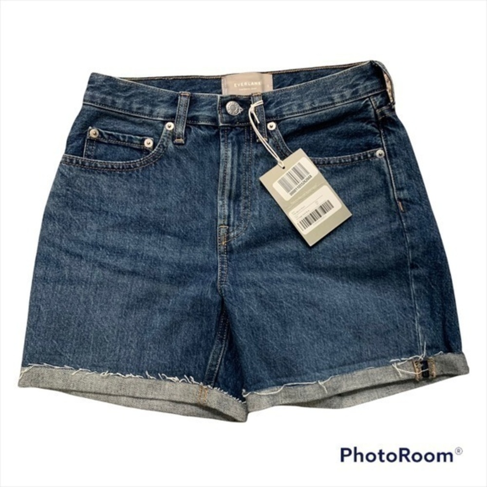 NWT Everlane Cuffed Jean Shorts Size 23